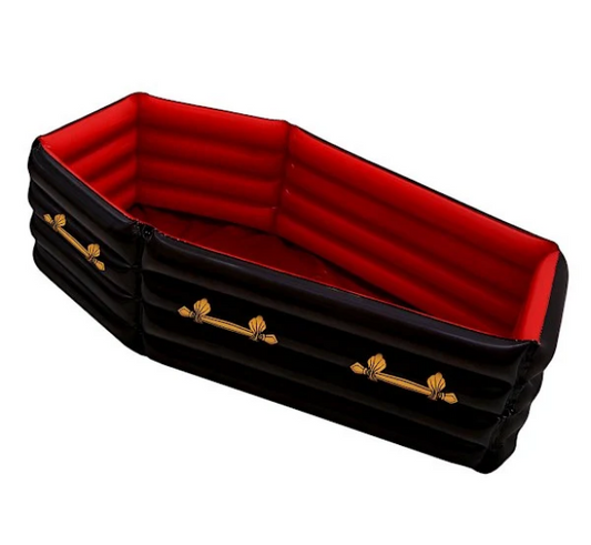 Black and Red Vampire Coffin-inflatable