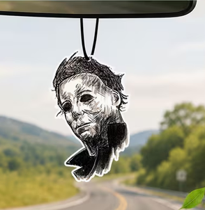 Michael Myers Funny Car Air Freshener | Halloween