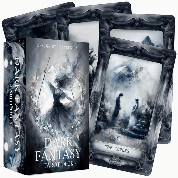 Dark Fantasy Tarot Card Deck – 78 Gothic Divination Cards