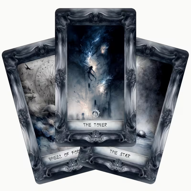 Dark Fantasy Tarot Card Deck – 78 Gothic Divination Cards