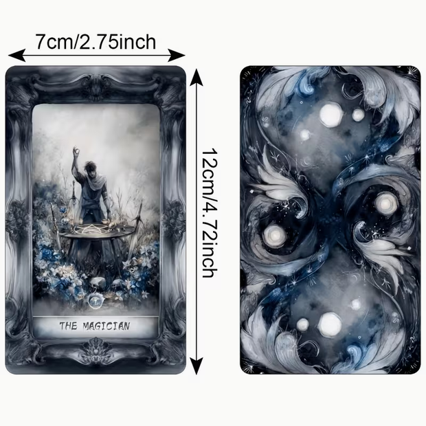 Dark Fantasy Tarot Card Deck – 78 Gothic Divination Cards