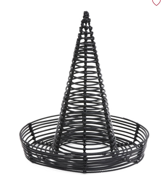 Black Witch Hat Rattan Outdoor Indoor