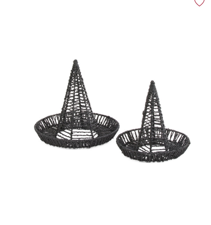 Black Witch Hat Seagrass Outdoor Indoor