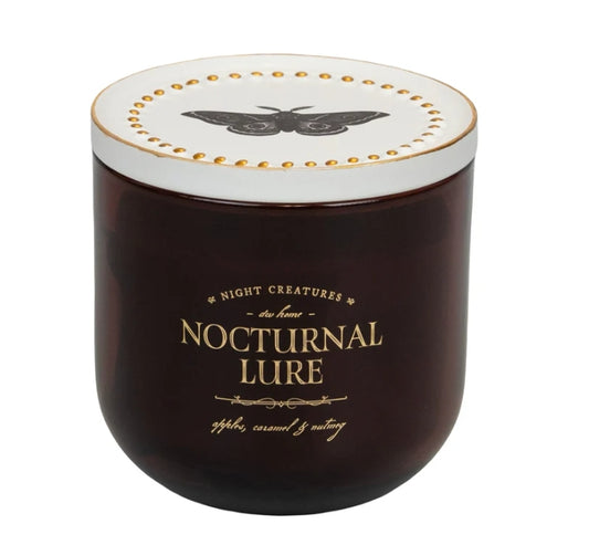 Night Creatures Nocturnal Lure Moth Halloween Candle Ceramic