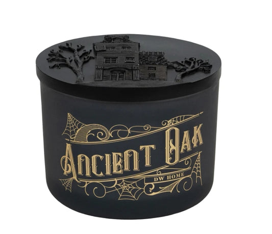 Ancient Oak Haunted House Dark Gothic Glass Candle
