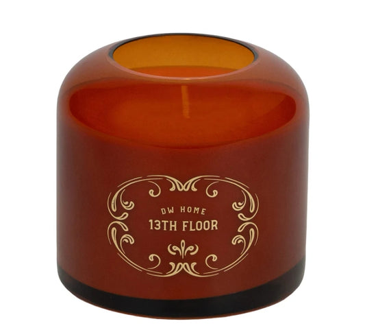 13th Floor Dark Gothic Glass Candle