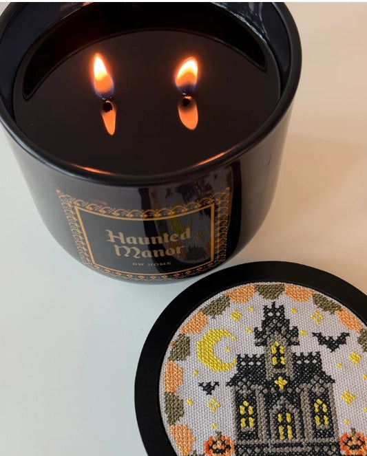 Haunted Manor Ancient Tales Glass Candle