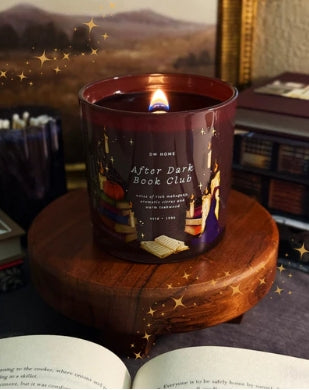 After Dark Book Club Glass Halloween Candle
