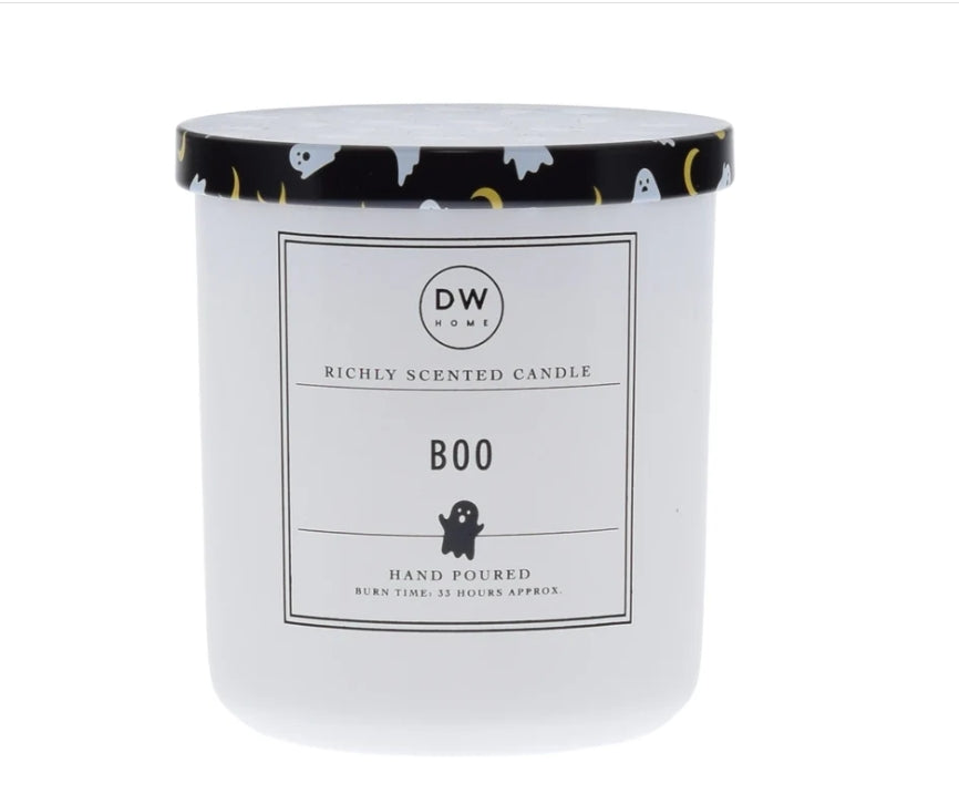 Boo - Mini Glass Candle warm pumpkin spice