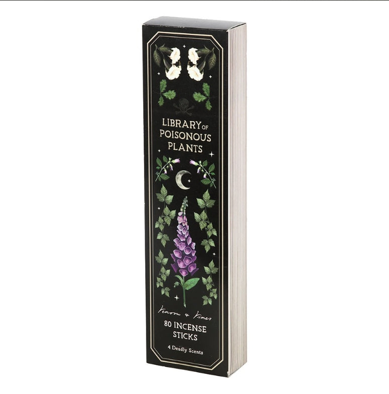 Poisonous Plants Incense Sticks Wolfsbane, Deadly Nightshade, Angel's Trumpet, Foxglove