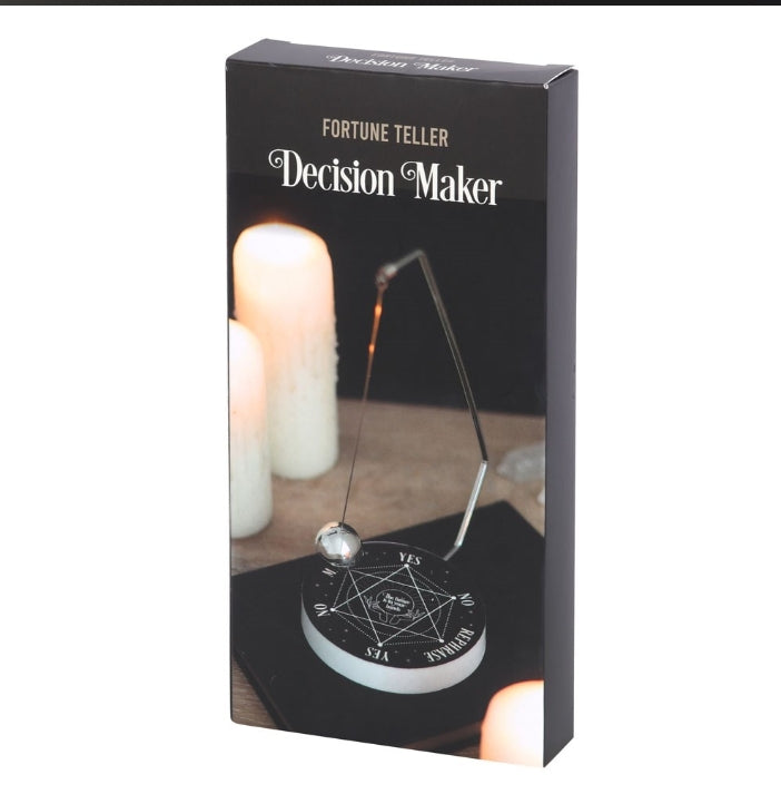 Magical Pendulum Decision Maker Black and Silver Magic Witch Spiritual