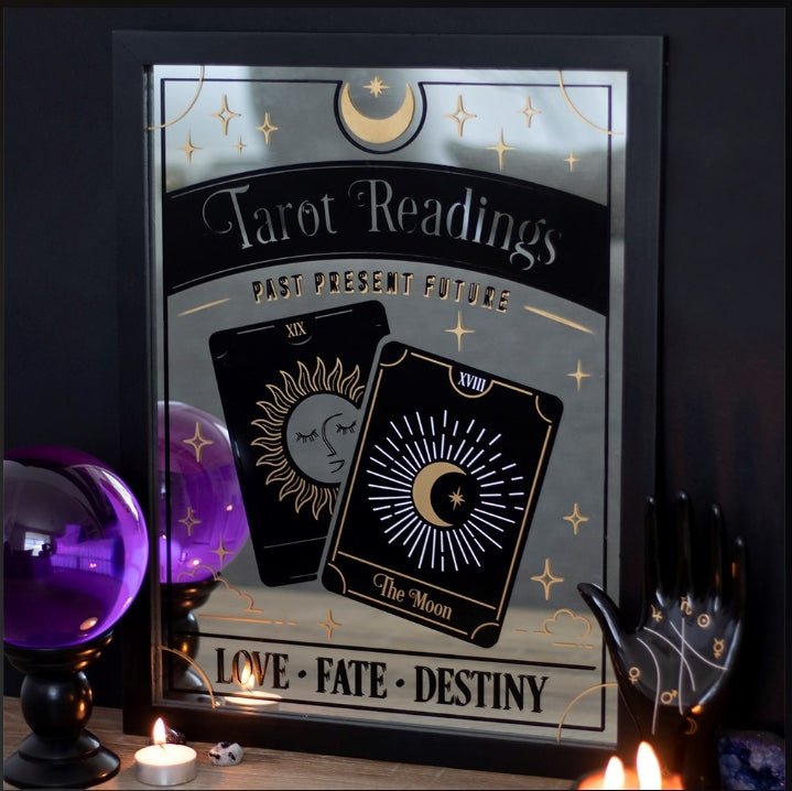 Tarot Readings Mirrored Wall Hanging