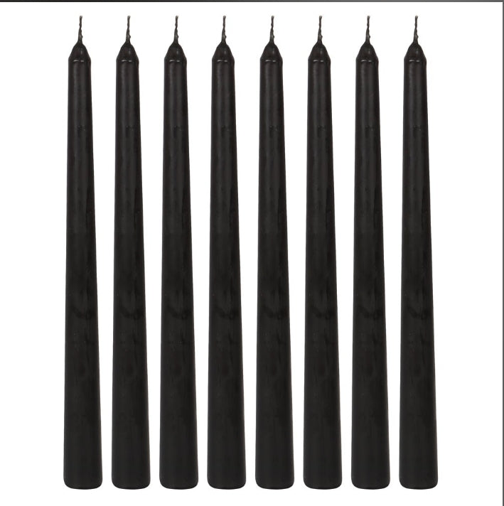 Vampire Blood Pillar Taper Candle Bleeding Wax Black and Red Unscented