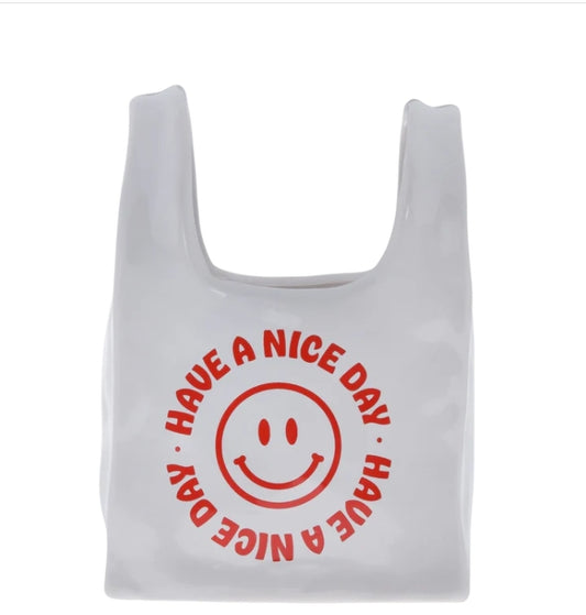 Have a Nice Day Thank you Bag Candle Collectible, Rare, Limited Edition
