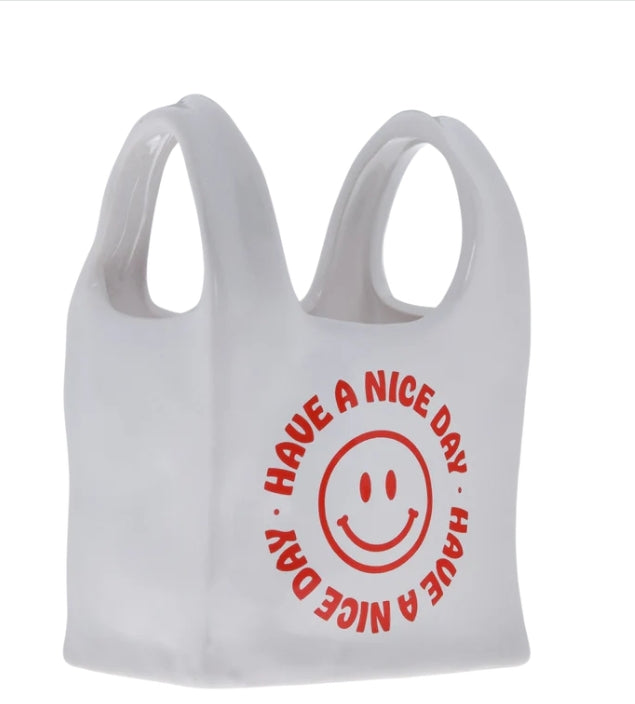 Have a Nice Day Thank you Bag Candle Collectible, Rare, Limited Edition