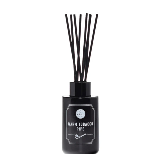 Warm Tobacco Pipe  Fall Large Glass Candle