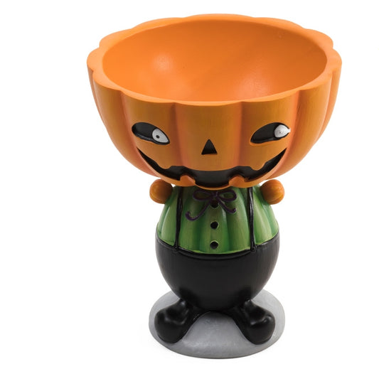 Jack O Lantern Pumpkin Candy Bowl