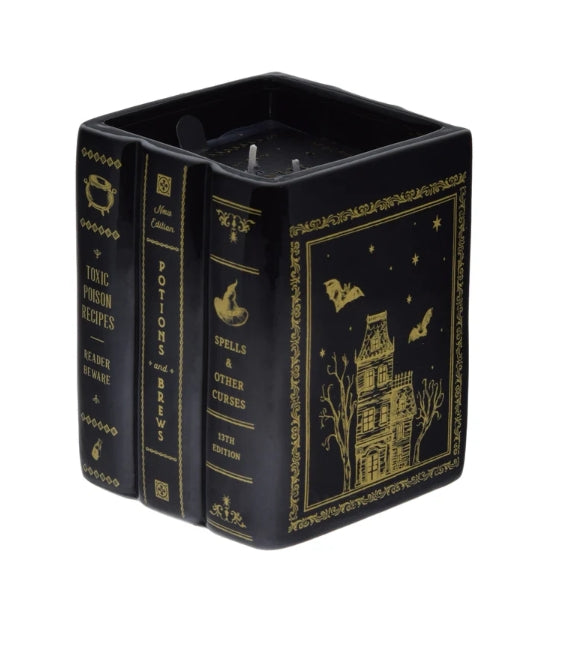 Stack of Books Moonlit Coven  XXL Large Candle