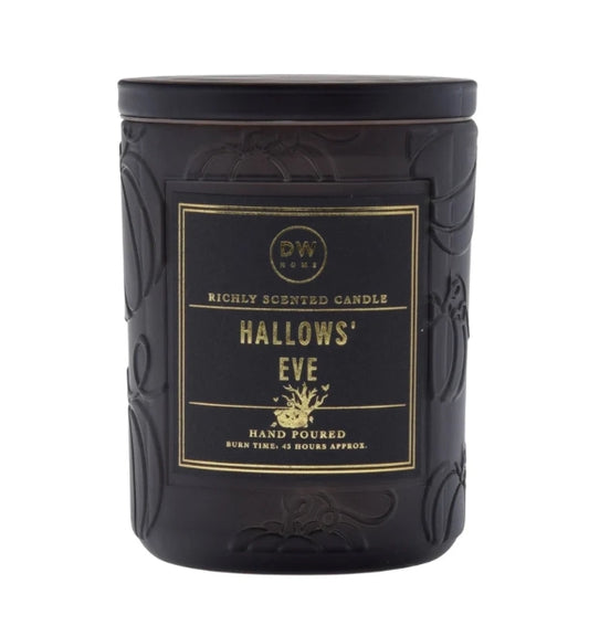Hallows' Eve Halloween Glass Candle