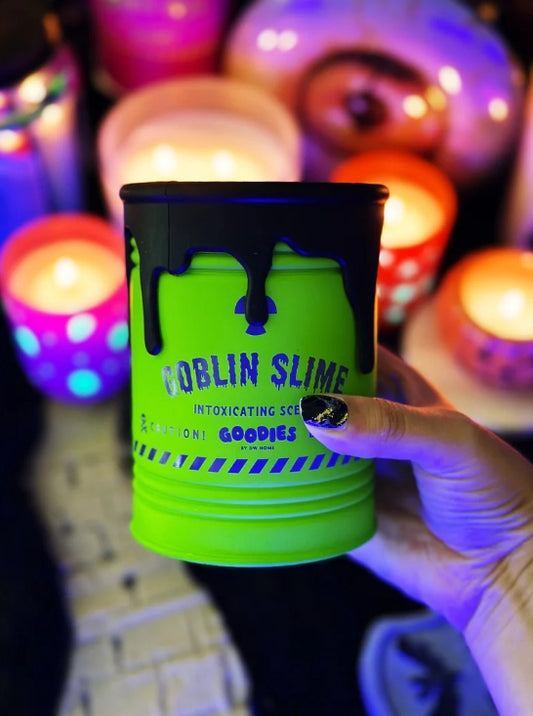 Goblin Slime Halloween Candle