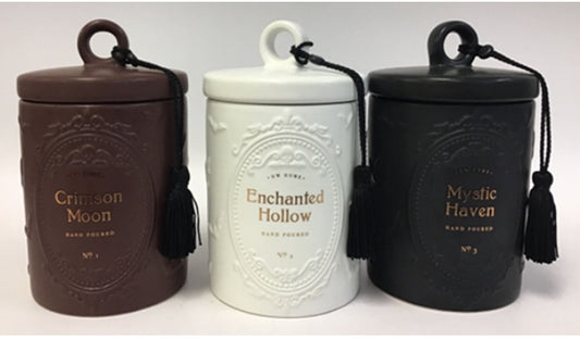 Victorian Witch Ceramic Candle Mystic Haven