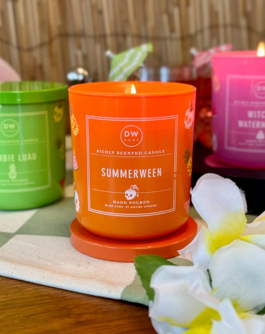 Summerween Halloween Candle