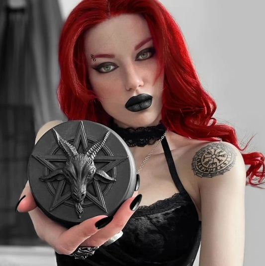 Baphomet Trinket & Jewelry Box Pot