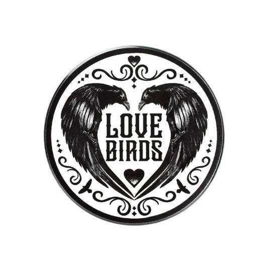 Love Birds Raven Coaster