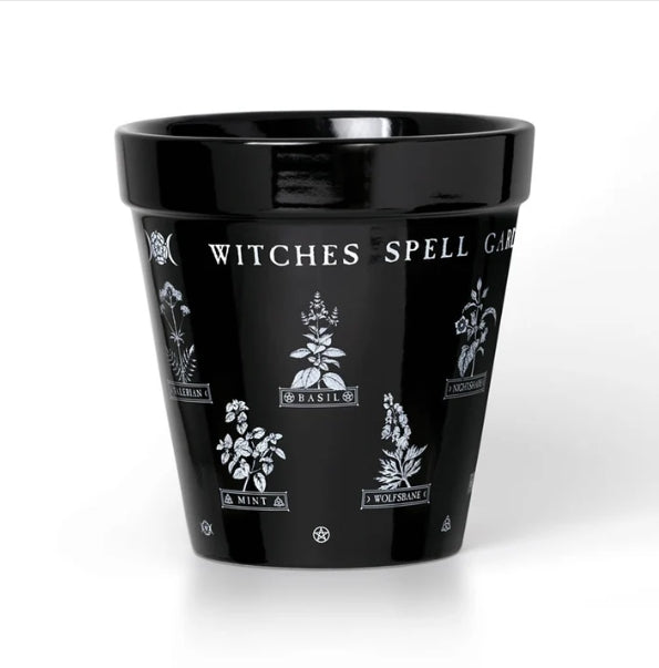 Witches Spell Garden Plant Pot
