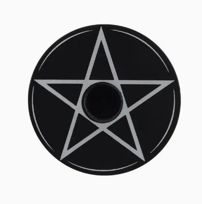 Pentagram Spell Candle Holder