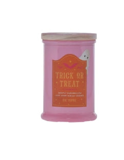 Halloween Creepy Cute Trick or Treat Ceramic Candle Decorative Lid