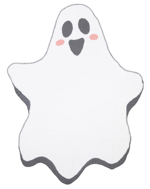 Ghost Shaped Blanket Throw Plush