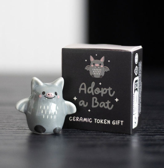 Mini Adopt A Bat Figurine Token Keepsake Gift