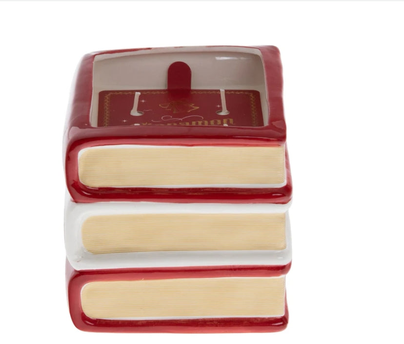 Cinnamon Clove Christmas Stories Icon Ceramic Candle