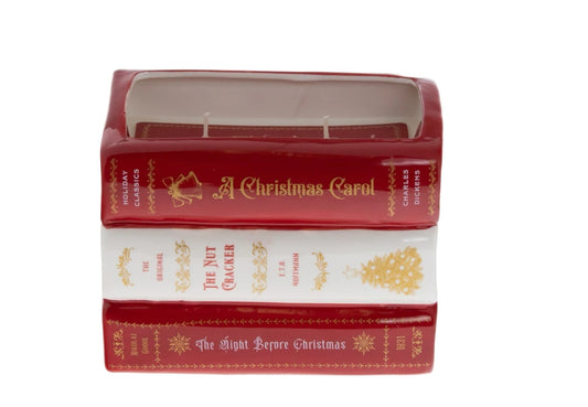 Cinnamon Clove Christmas Stories Icon Ceramic Candle