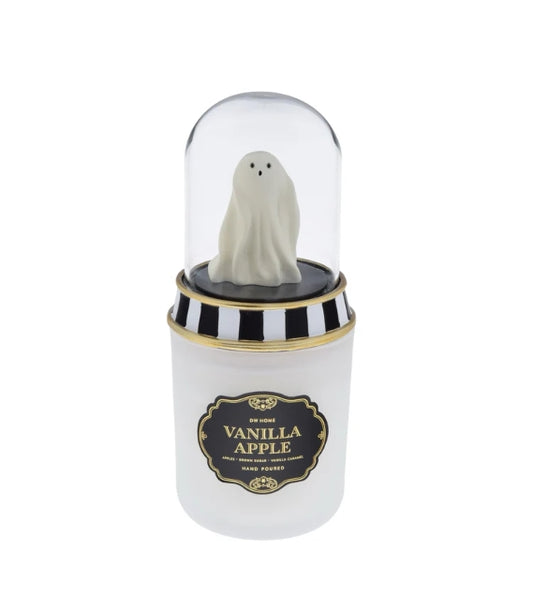 Halloween Ghost Vanilla Apple Glass Candle