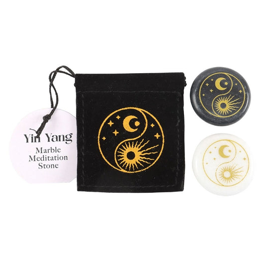 Yin Yang Marble Mediation Stone