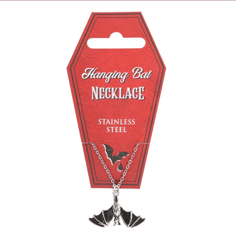 Bat Jewelry-Stainless Steel and Silver Dracula Victorian Vampire