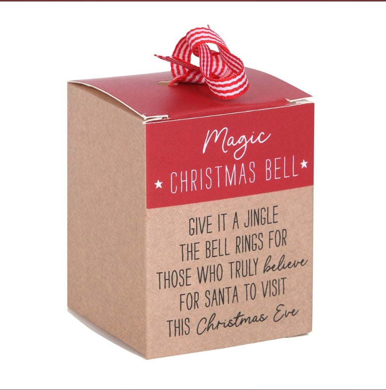 Santa's Magic Christmas Bell Magic Jingle Bell with Gift Box