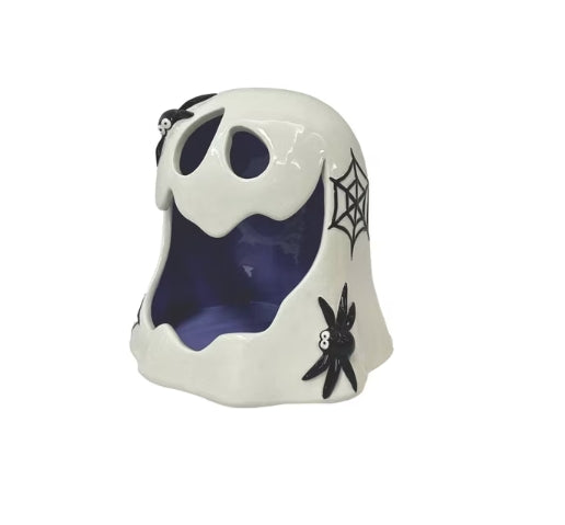 Lit Ghost Candy Dish Large