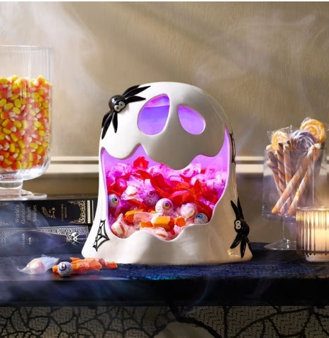 Lit Ghost Candy Dish Large