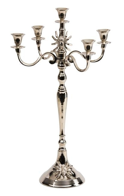 Tall Goth Spider 5 Light Candelabra