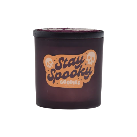 Stay Spooky Large Glass Candle