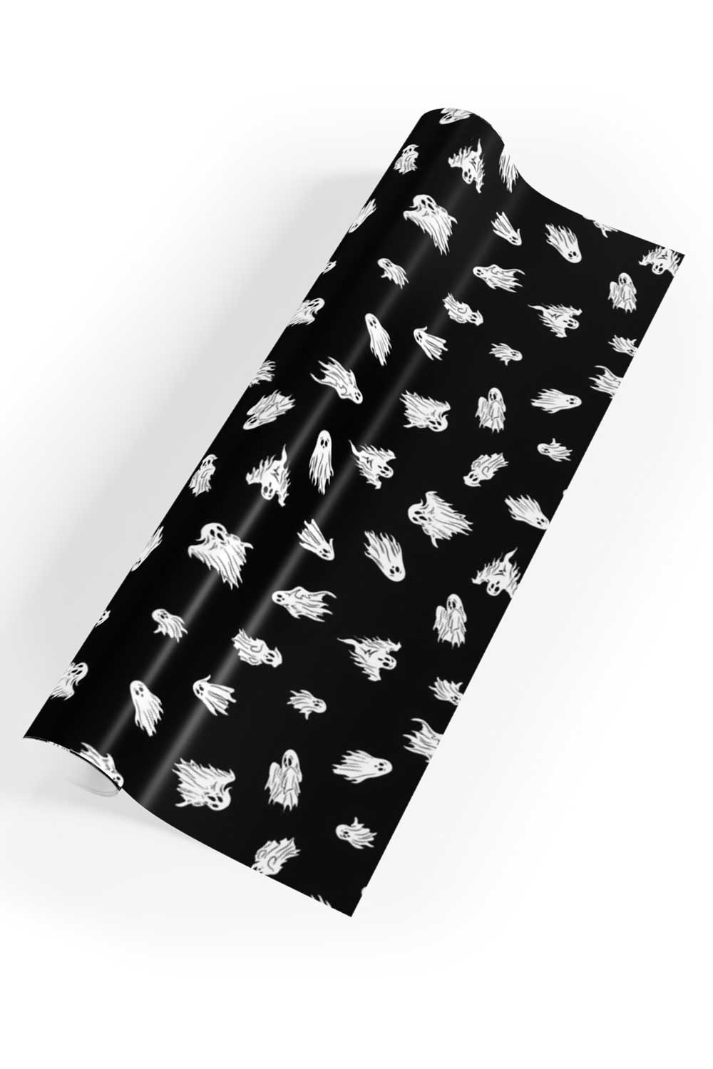 Halloween Ghosts Wrapping Paper [30" X 196"]