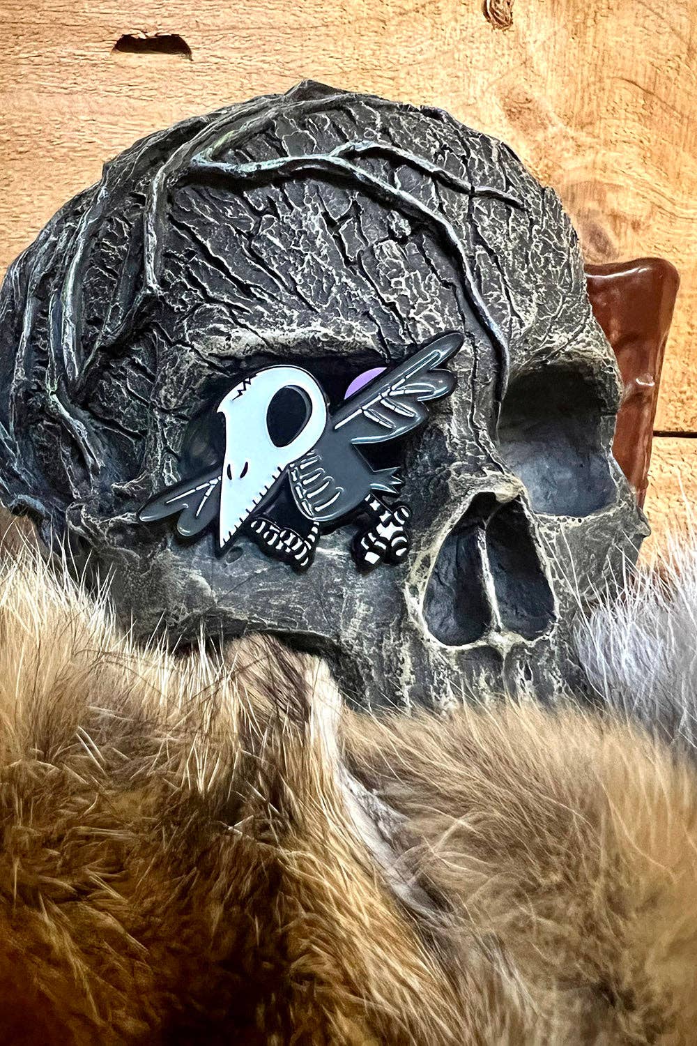 Poe's Raven Enamel Pin