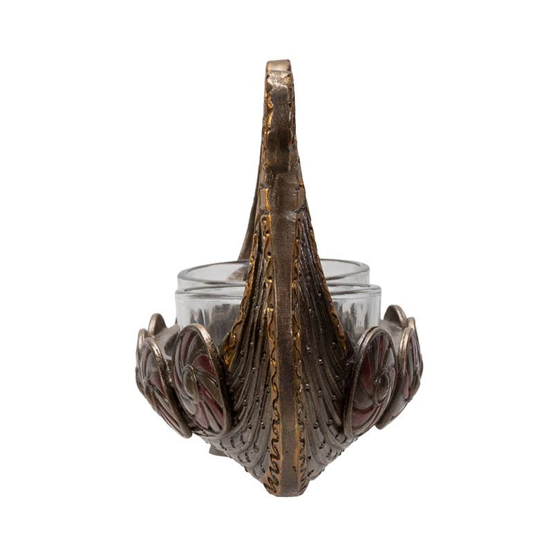 Viking Ship Votive Holder Norse Mythology Decor