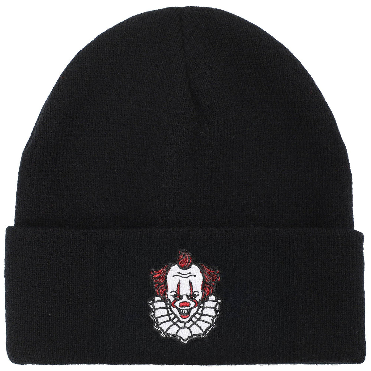 IT (2017) Pennywise Embroidered Acrylic Knit Cuffed Beanie