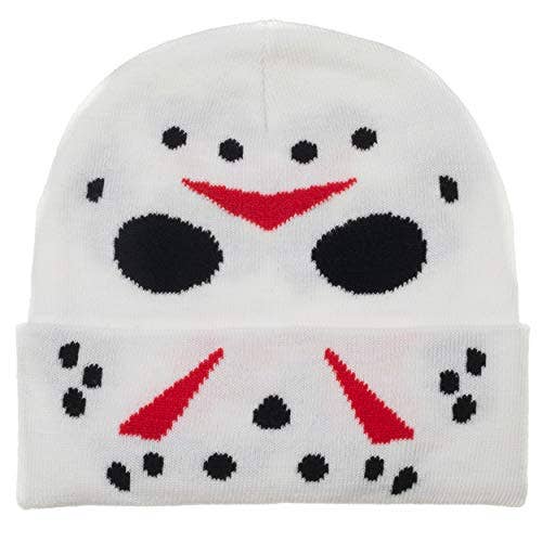 Friday the 13th Jason Glow-in-the-Dark Cuffed Knit Beanie