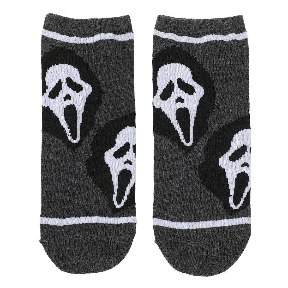 Ghostface Women's Horror Character Ankle Socks, 5-Pair Set