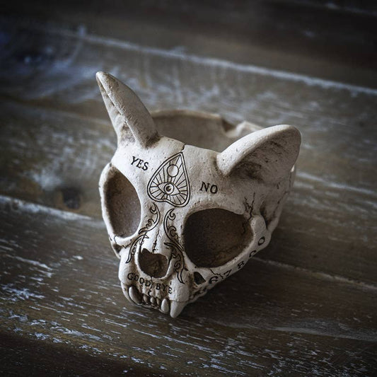 Spirit Cat Skull Ashtray